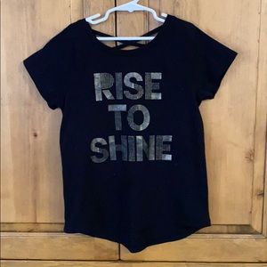 Rise to Shine short sleeved shirt